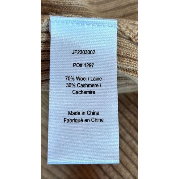 Jason Wu Merino Wool-& Cashmere Blend Midi-Dress in Camel NWT Size Small - Picture 12 of 12